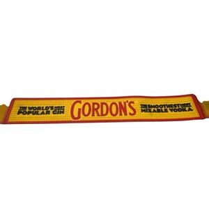 Gordons Gin Vodka Bar Spill Mat Rubber Rail Runner Barware Pub Home Bar Set of 2